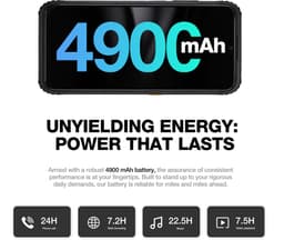 AGM H6 Lite – Robuuste Android Smartphone met 6.56" HD+ Scherm, IP68 Waterdicht & 13MP Camera – Dual SIM – 4G – 4GB+64GB — thumbnail 3