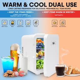 Lexium Mini Fridge for Drinks - Kleine Koelkast - Mini Koelkasten - Minibar - Mini Fridge - Mini Koelkast - Mini Koelkastje - — thumbnail 4