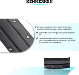 Somstyle Hoofdband Geschikt voor Beyerdynamic DT660/DT770/DT880 PRO/DT990 PRO Koptelefoon - Zacht Schuim - Eiwitleer - Band voor Hoofdtelefoon - Zwart — thumbnail 2