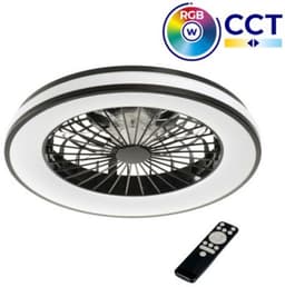 Plafondventilator met LED-lamp PLAVE - Ø485mm - 48W - RGB+CCT — thumbnail 1