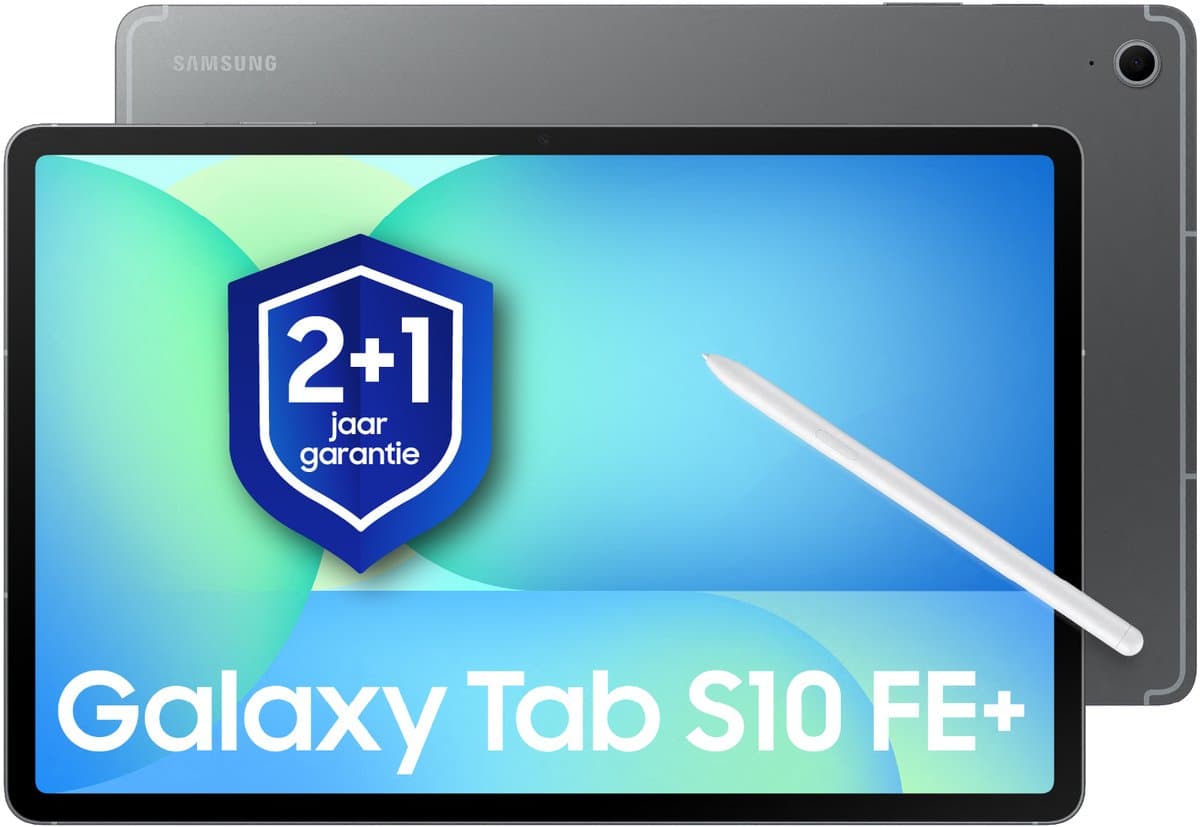 Samsung Galaxy Tab S10 FE Plus - 5G - 128GB - Gray + 1 jaar extra garantie — afbeelding 1