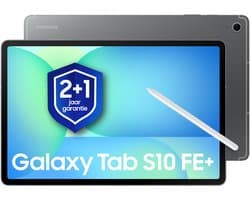 Samsung Galaxy Tab S10 FE Plus - 5G - 128GB - Gray + 1 jaar extra garantie