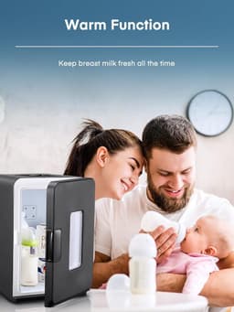 Lexium Mini Fridge for Drinks - Kleine Koelkast - Mini Koelkasten - Minibar - Mini Fridge - Mini Koelkast - Mini Koelkastje - — thumbnail 4