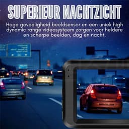Thuys – Dashcam Voor Auto Voor En Achter – Achter Draadloos – Full HD Gps – 4 x 9 x 6cm – Zwart — thumbnail 5