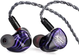 Kiwi Ears Quartet - Hybrid In-Ear Monitor - 2DD+2BA Drivers - Purple — thumbnail 1