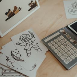 BEAU by Bo Kidywolf Kidydraw Mini Tekenboek met LCD-scherm Galaxy + Refill Once upon a time & Animals — thumbnail 1