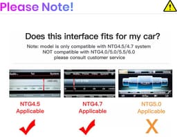 JUNSUN Draadloze CarPlay Android Auto Interface Module NTG4.5/4.7 Geschikt voor Mercedes Benz A B C CLA CLS E GLK ML — thumbnail 2