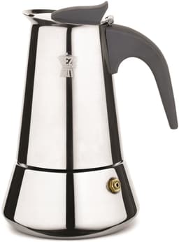 Pezzetti - Italiaanse espressomaker - koffiemaker - 4 kops - roestvrijstaal - inductie - gas - elektrisch - percolator - moka pot — thumbnail 1