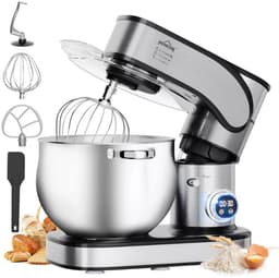 Homelux - Keukenmachine 12L – 2500W Krachtige Deegmixer met LED Touchscreen – Kneedmachine met RVS Kom & 3 Opzetstukken – Professionele Mixer voor Brood, Deeg, Taart – Hamurmakinesi - Deegmachine — thumbnail 1