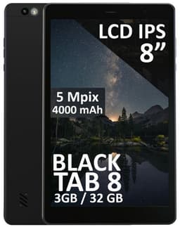 Tablet Blow BlackTAB8 Unisoc T310 3 GB RAM 32 GB Zwart — thumbnail 1