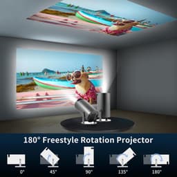 Lexium Mini beamer - Projector - Beamerscherm - Projectiescherm - Outdoor & Indoor Projector - — thumbnail 5
