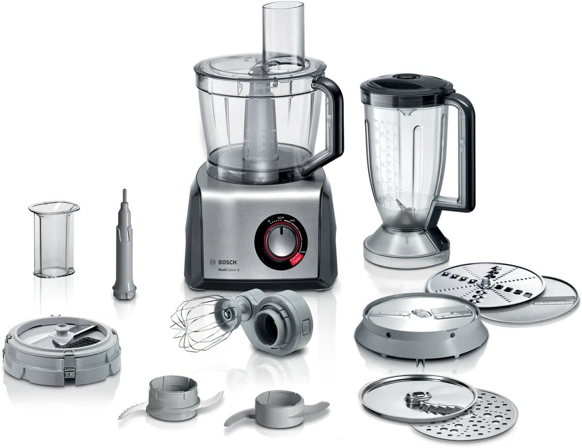 Bosch MultiTalent 8 MC812M865 - Foodprocessor - Zwart/RVS — afbeelding 1