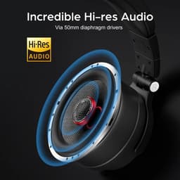 OneOdio Monitor 60 Zwart – DJ Koptelefoon – Over-Ear – Bedraad – 50 mm Neodymium Drivers — thumbnail 3