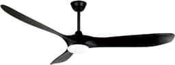Livano Plafondventilator - Met Verlichting - Plafond Ventilator - Met Lamp - Plafonniere Met Ventilator - Met Licht - Stijl C - 150cm — thumbnail 2