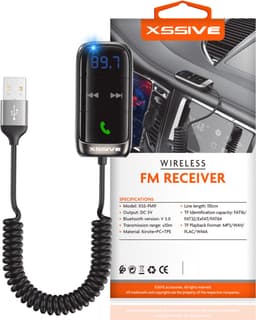 Bluetooth FM Transmitter Auto - Xssive FM9 Adapter - Handsfree Bellen, AUX, USB, SD-Kaart, Bluetooth 5.0 - Voor Muziek en Telefoongesprekken in de Auto — thumbnail 1