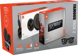 JBL Famous Pack 2 - Autoradio Celebrity150 + Stage2 65M Autospeakers – USB/SD/FM – 480 W – Complete Car Audio Upgrade — thumbnail 1