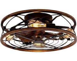 Bovista Plafondventilator - Met Verlichting - Plafond Ventilator - Met Lamp - Plafonniere Met Ventilator - Met Licht