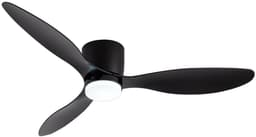 Livano Plafondventilator - Met Verlichting - Plafond Ventilator - Met Lamp - Plafonniere Met Ventilator - Met Licht - Zwart - 105cm — thumbnail 1