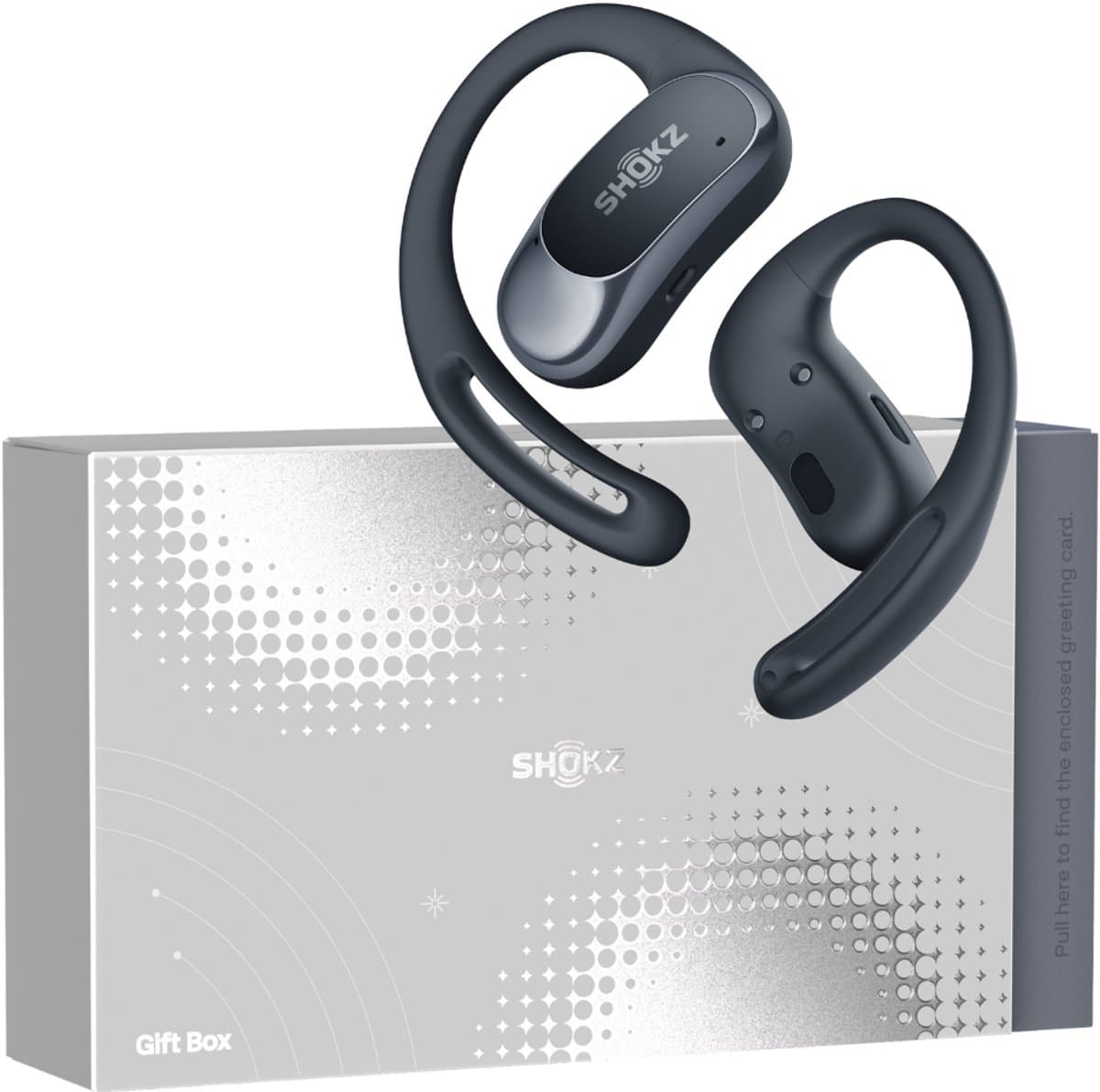 Shokz Gift Box OpenFit Air met Hoesje - Open-ear - Sporthoofdtelefoon - Draadloze Oordopjes - Zwart — afbeelding 1
