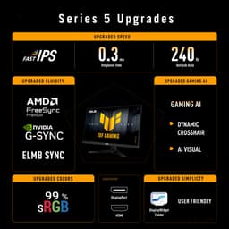 ASUS TUF Gaming VG249QM5A 23.8'' gaming monitor — thumbnail 4