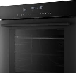Klarstein Inbouwoven Velaire 74 liter elektrische oven, 13 standen, touchbediening, energieklasse A+, geëmailleerde binnenkant, driedubbele beglazing, geïntegreerde enkele oven, 60 cm, mat en glazen design, zwart - voor Keuken — thumbnail 5