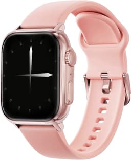 Xssive SW6 Smartwatch 44mm - Rosé Goud - Geschikt voor Apple, Samsung Galaxy, Android - Smart Watch met NL App — thumbnail 1