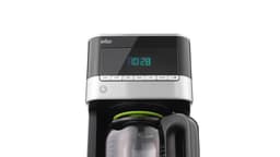 BRAUN PurAroma 7 KF7120 - Koffiezetapparaat met Glazen kan - 1,5 l - Zilver — thumbnail 4
