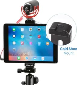 Ulanzi U-Pad Pro Tablethouder metaal met Cold Shoe Mount - Universeel tot 25,4cm breed - Tablet houder voor statief - 1/4inch schroefaansluiting - Zwart — thumbnail 3