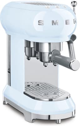 SMEG ECF01PBEU - Handmatige espressomachine - Pastelblauw - Stoompijp — thumbnail 1