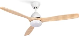 CREATE - Plafondventilator 40W silent Ø132 cm - Met Licht 3 kleurtemperaturen - Programmeerbare 1-4H - 6 Snelheden - Zomer/Winter functie - WIND CUP — thumbnail 1