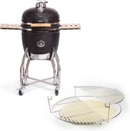 YAKINIKU Kamado - LARGE COMPLEET - 19 inch - 49 cm Grilloppervlak - Inclusief Onderstel, Zijtafels & Pro Set — thumbnail 1