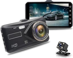 TechU™ Dashcam 4K M11 Pro Dual Camera – 4 inch Touchscreen – Dashboardcamera – Full HD 1080p – Loop Recording – Nachtvisie – Bewegingssensor – G-sensor – Autocamera Voor én Achter - voor auto — thumbnail 2