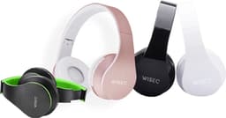 WiseQ Draadloze Koptelefoon Kinderen – Witte Bluetooth Kinderkoptelefoon met Microfoon – FM-Radio – 8u Bluetooth Geluidsdempend – Wit — thumbnail 5