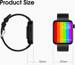 DrPhone iNX - Metalen Smartwatch Bluetooth Bellen - Microfoon - Hartslag - Stappen - Mannen / Vrouwen - IOS/Android - Zilver — thumbnail 2