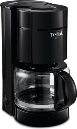 Tefal CM1218 filterkoffiezetapparaat - capaciteit voor 12 kopjes - semi-automatische werking - glazen kan - uitneembare filter - zwart — thumbnail 1
