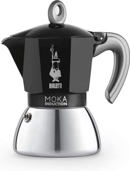 Bialetti Moka Inductie Zwart - 6-kops - 280ml + Bialetti Koffie Proefpakket 3 x 250gr — thumbnail 3