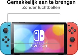 Screenprotector Geschikt voor Nintendo Switch OLED Screenprotector Tempered Glass Screen Protector Gehard Glas — thumbnail 4