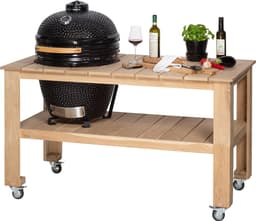 Heavenly Garden - BBQ Tafel - Buitenkeuken - Starter de Luxe - Afmetingen (LxBxH) 150 x 76 x 87 cm - Eikenhout — thumbnail 1