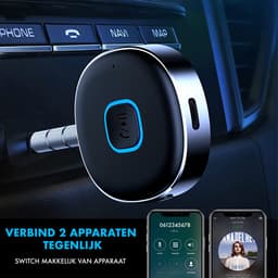 DynaBright Bluetooth Receiver - BT 5.0 - 3.5MM AUX - Bluetooth Ontvanger - Handsfree Bellen - Bluetooth Audio Receiver — thumbnail 4