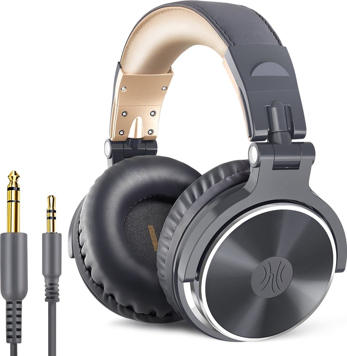OneOdio - Pro 10 Grijs/Goud - Bedrade hoofdtelefoon - Over ear — afbeelding 1