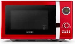 Klarstein Fine Dinesty 2in1-magnetron Retro 23L 1000W 12 programma's rood — thumbnail 3