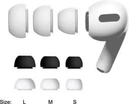 Oordopjes voor Apple Airpods Pro - Airpods Pro tips - Airpods Pro vervanging tips - 3 paar oordopjes voor Airpods Pro - S/M/L — thumbnail 3