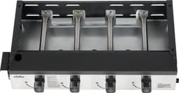 BIGHORN Gas Plancha BBQ met 4 Branders (9,96 kW) – Geëmailleerde Stalen Bakplaat – Compact Tafelmodel – Zwart — thumbnail 5