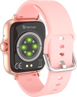 Denver Smartwatch Dames & Heren - Android & iOS - Volledige Belfunctie - Sporthorloge - Hartslagmeter - Stappenteller - Slaapmonitor - Social Media Activiteit - SWC156 - Roze — thumbnail 3