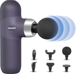 Massage Pistool Draagbaar Handheld Percussie Massager voor Diepe Weefsel Spierverlichting - Compact Lichtgewicht Ontwerp Krachtige Motor Lange Batterijduur - Inclusief 6 Massagekoppen 4 — thumbnail 1