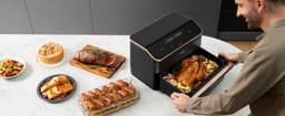 Cosori Dual Blaze Twinfry – Dubbele Airfryer XXL – 10L – Dual Zone of MegaZone – 6 Programma’s — thumbnail 5