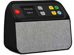 Dementie Radio - DAB+/FM - Simpele Bediening - Speciaal voor Iemand met Dementie - Aanpasbaar bedieningspaneel - Zwart — thumbnail 2