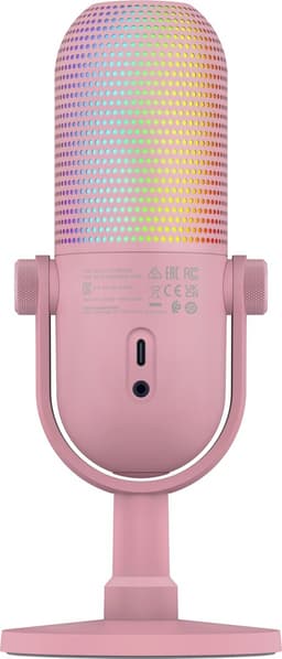 Razer Seiren V3 Chroma - USB Gaming Microfoon - Ruisonderdrukking - RGB - PC - Roze/Quartz — thumbnail 2