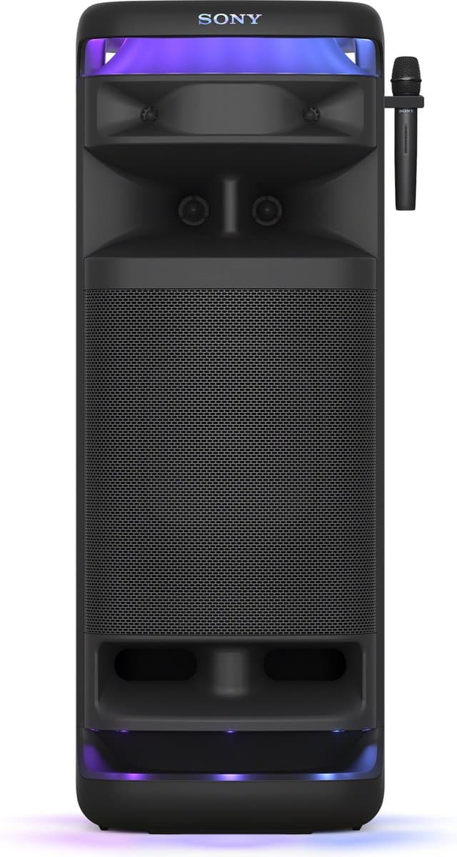 Sony ULT Tower 10 - Bluetooth Partybox met draadloze microfoon - Zwart — afbeelding 1