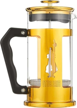 French Press Preziosa 1L goud - Bialetti Koffiemaker met Filter — thumbnail 1